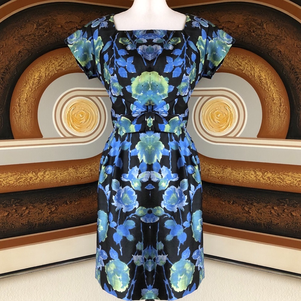 Warhol Visits the💙Rose Garden💙Vintage ‘50s Dress